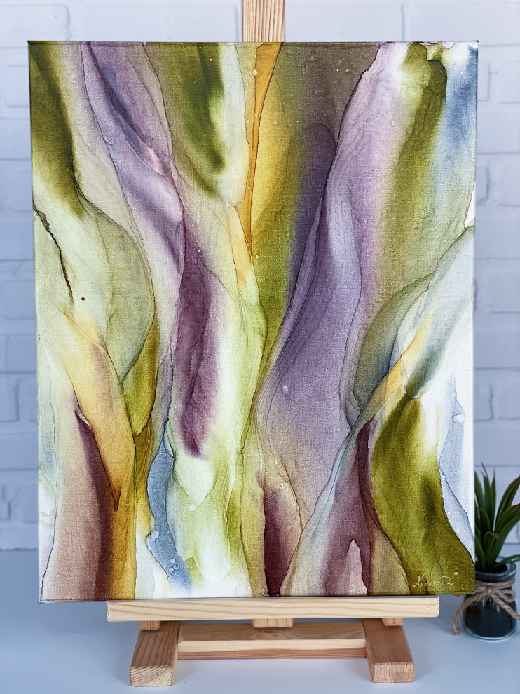 Обложка проекта: Абстрактная картина на холсте 50x40 см