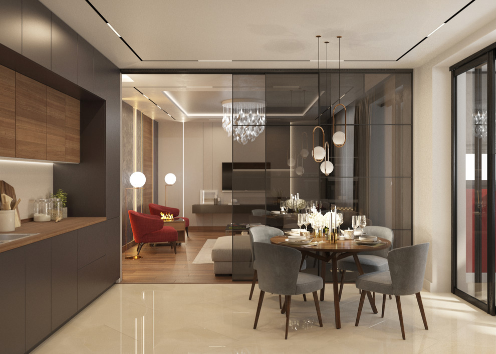 Дизайн проект 3-комнатной квартиры в Москве