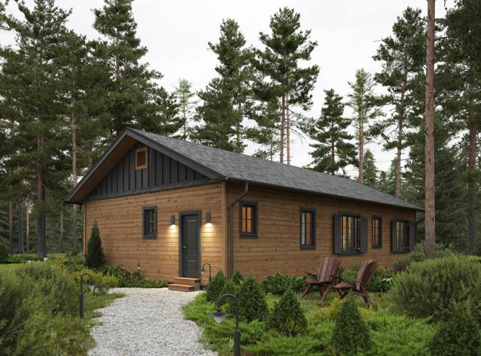 Обложка проекта: Дом 15,4 на 10,1 м.