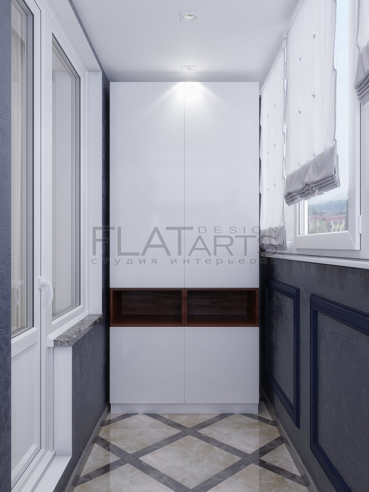 Дизайн 3-ной квартиры 90 кв.м. в стиле эклектика