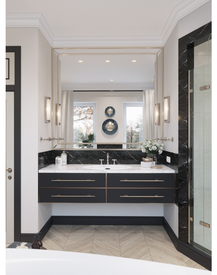 Дом в сосновом бору. Дизайн-проект трёхэтажного частного дома. Пермь