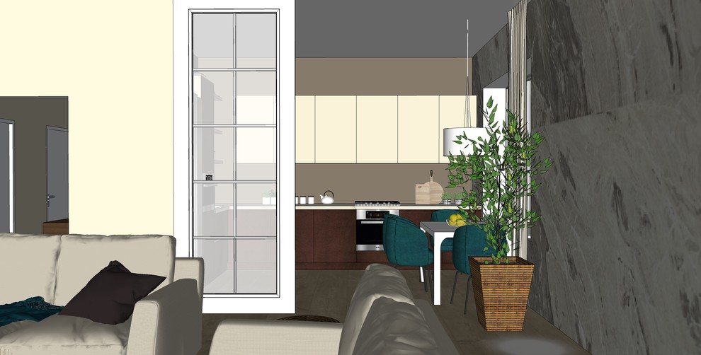 Современный дом с камином в Кольцово