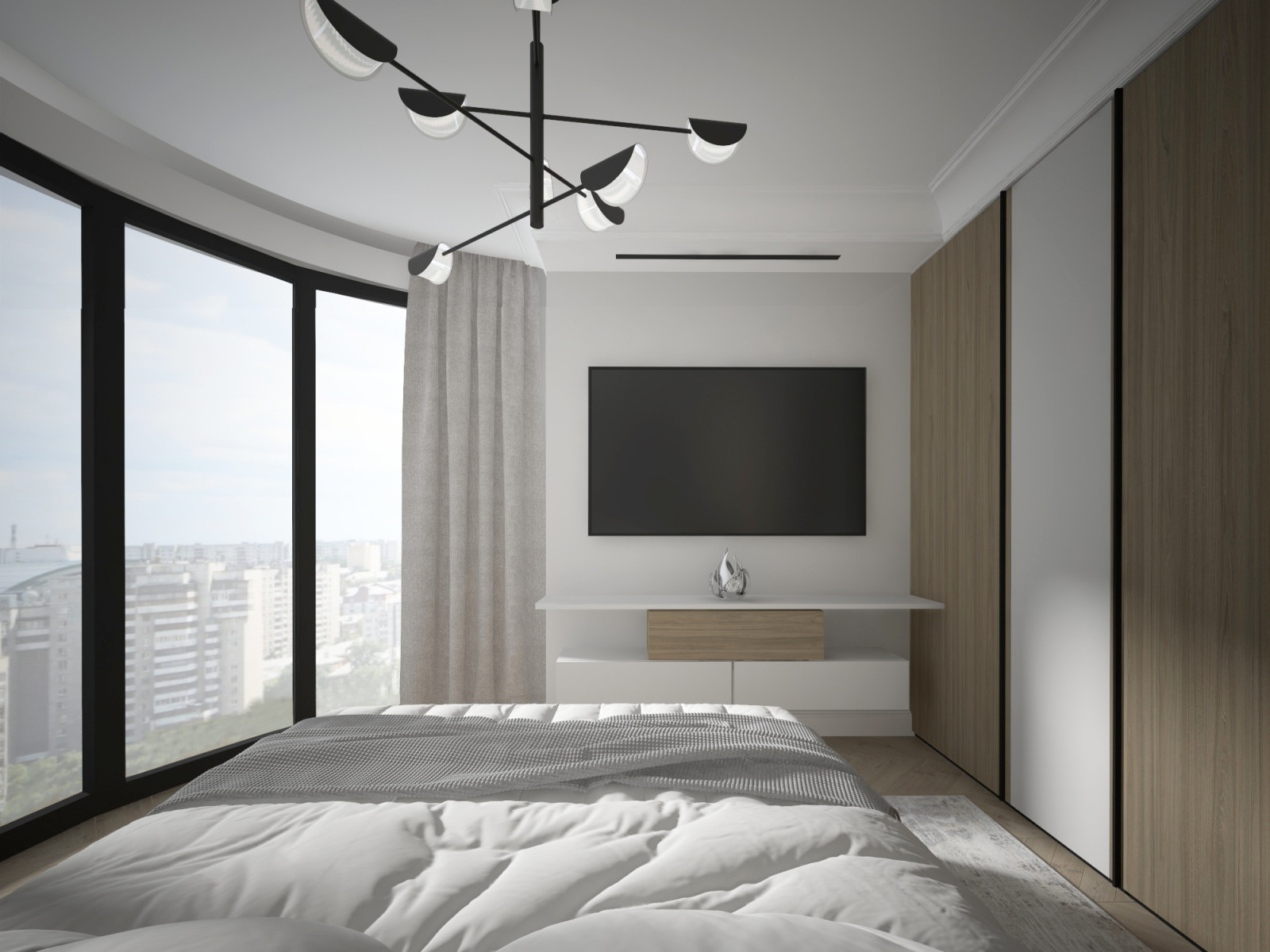 Квартира в современном стиле. ЖК "Остров"