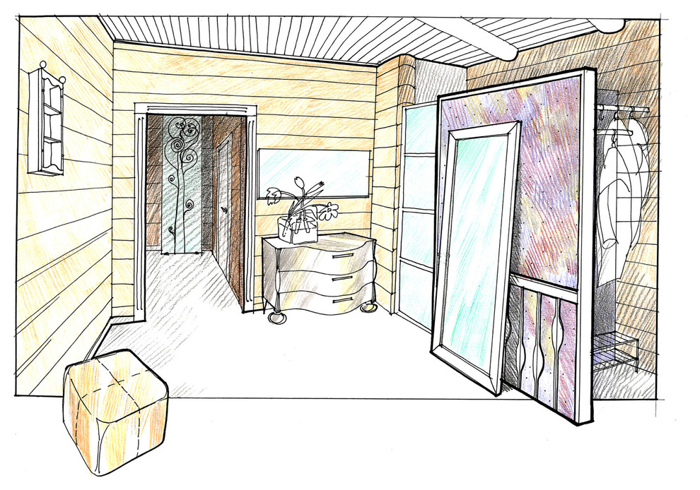 Интерьер загородного дома в Мичуринском