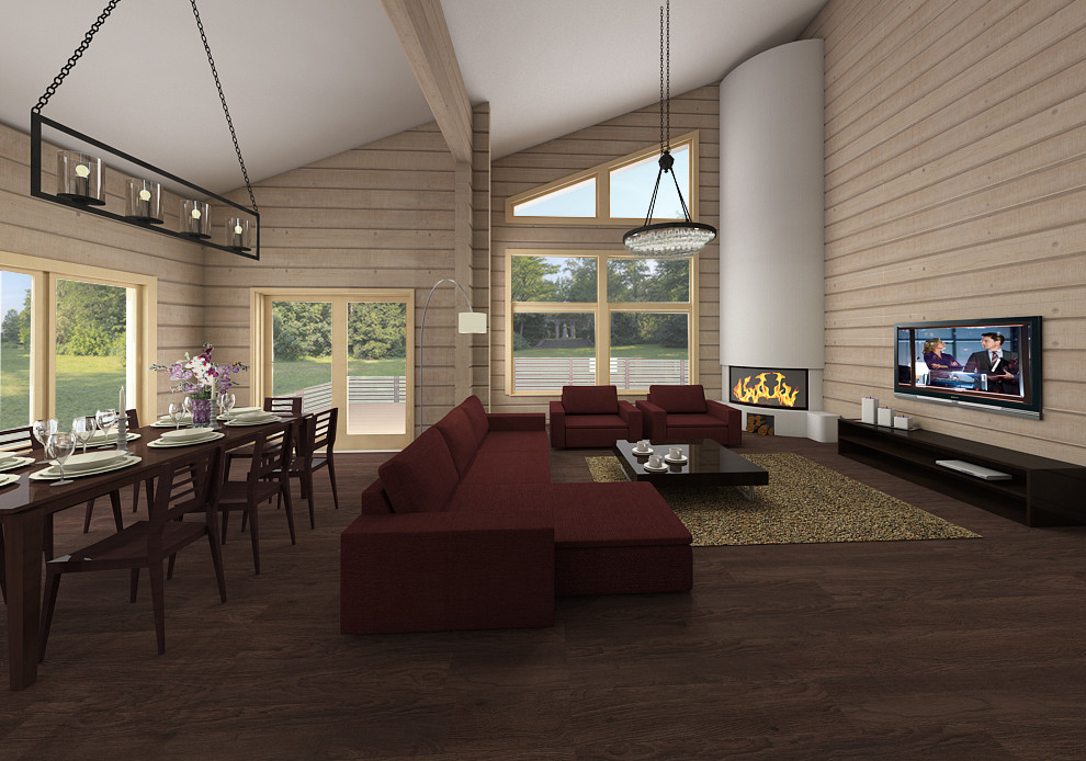 Интерьеры в доме "Хонка"