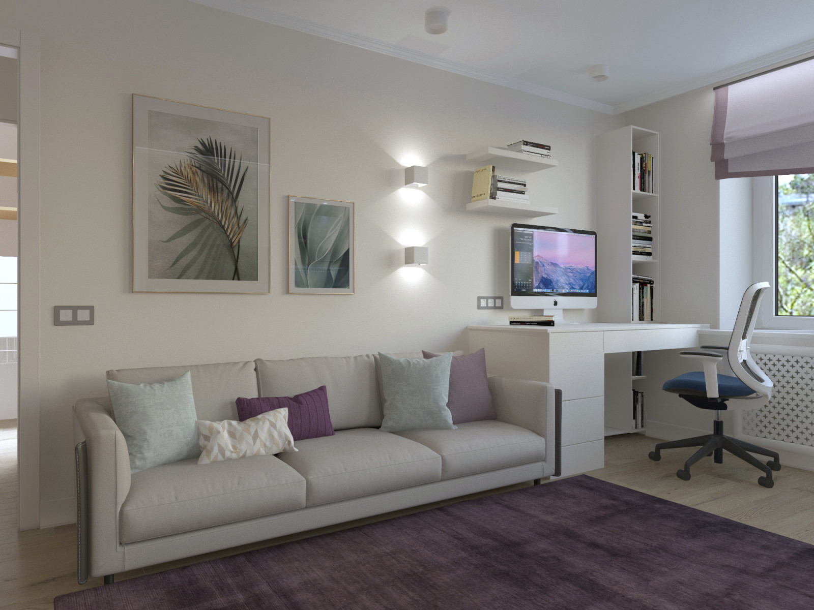 Обложка проекта: Как уместить всё на 40 квадратных метрах