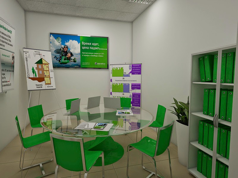 Корпаративный офис для компании сотовой связи