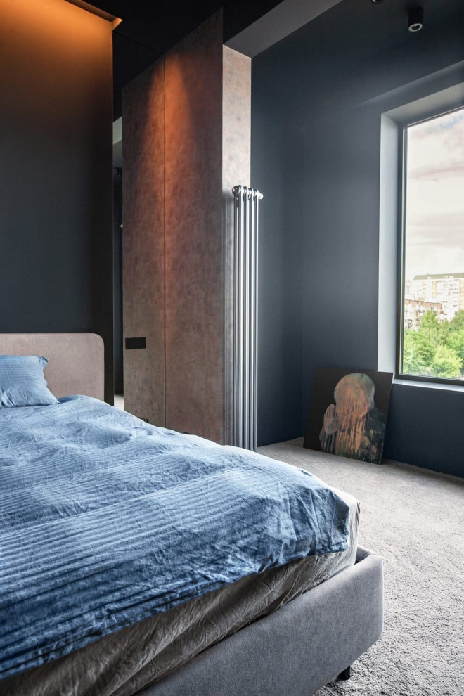 Проект квартиры в ЖК "Серебряный парк". Краска, штукатурка, микроцемент.