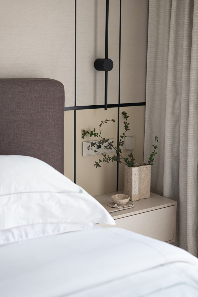 Частный дом в черно-белом цвете