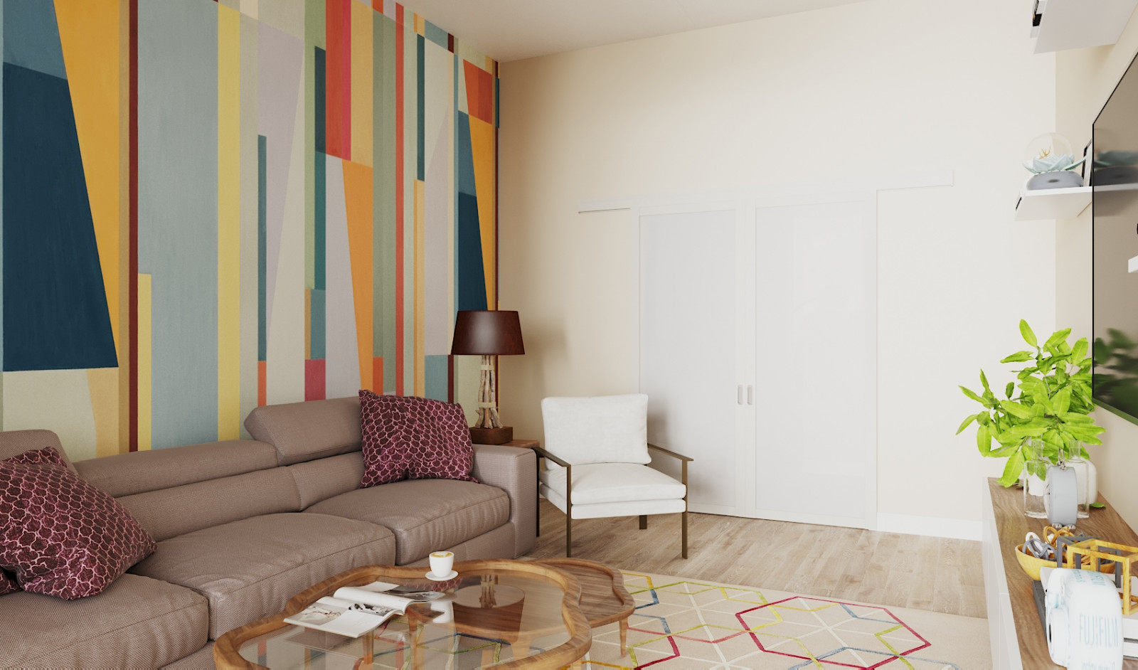 Гостиная в современном стиле