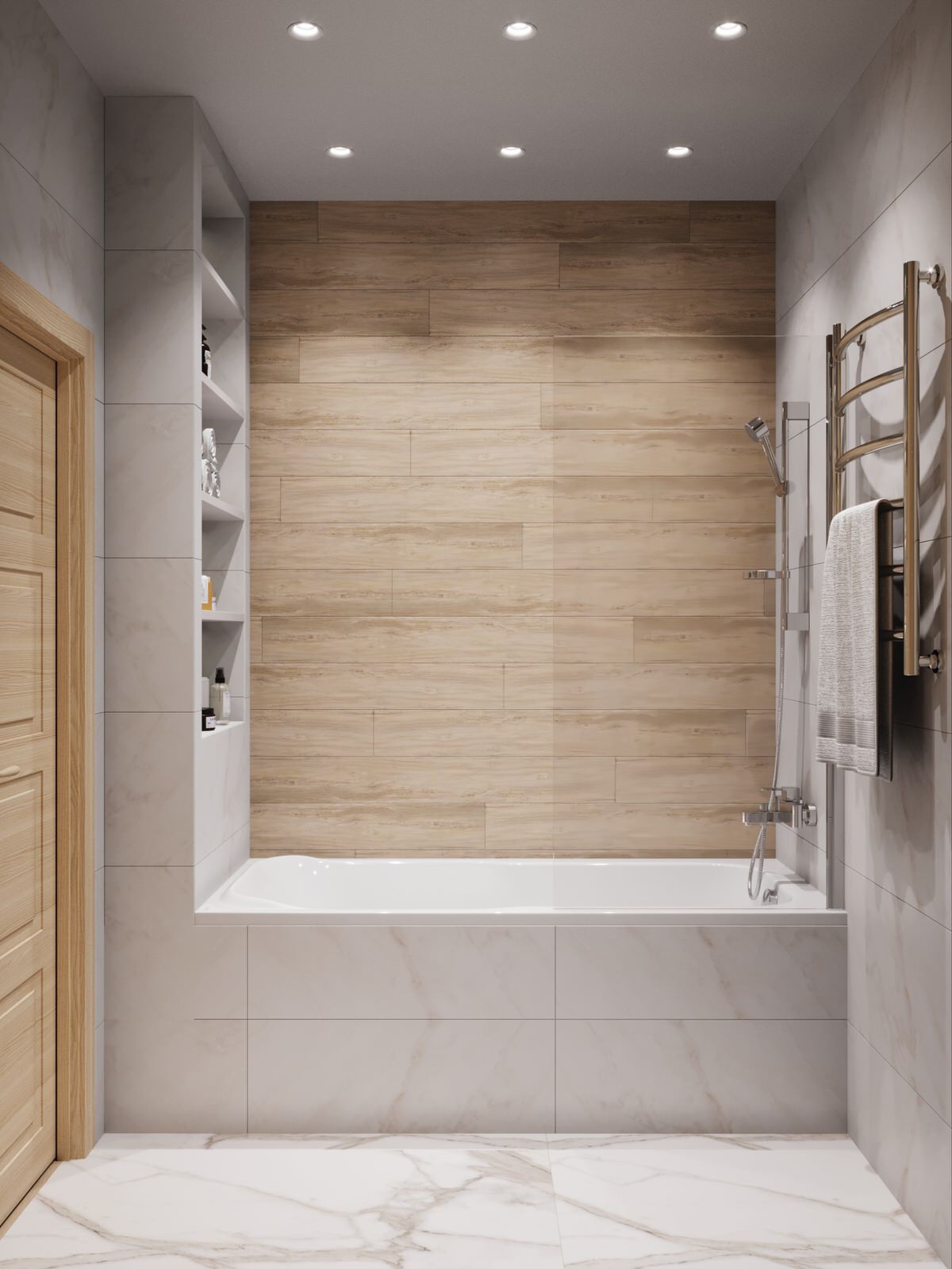 Дизайн-проект двухкомнатной квартиры, 58.3 кв.м