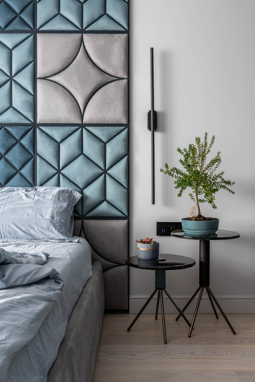 Квартира в синих тонах