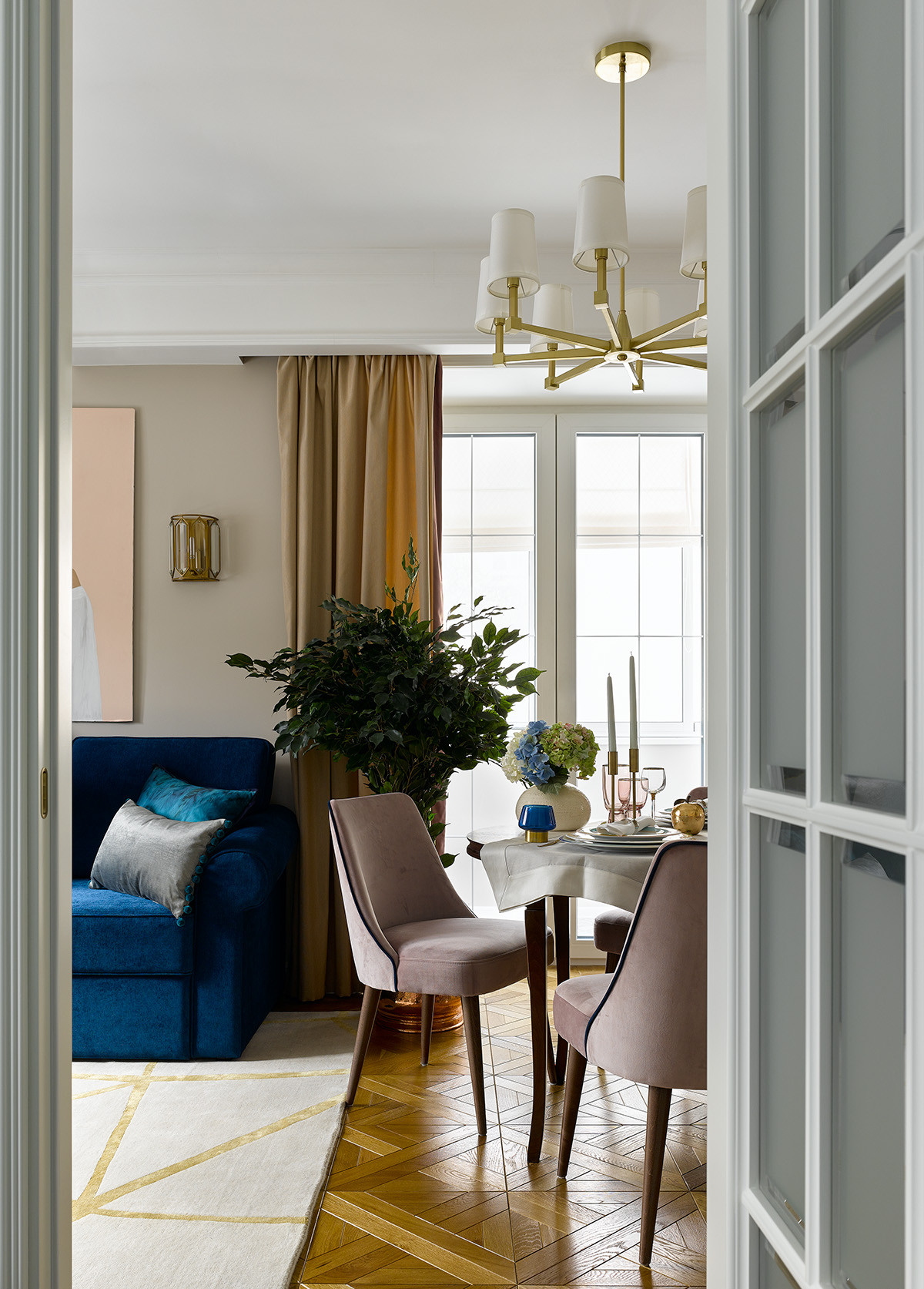 Houzz тур: 44 кв.м — квартира с многоуважаемым шкафом