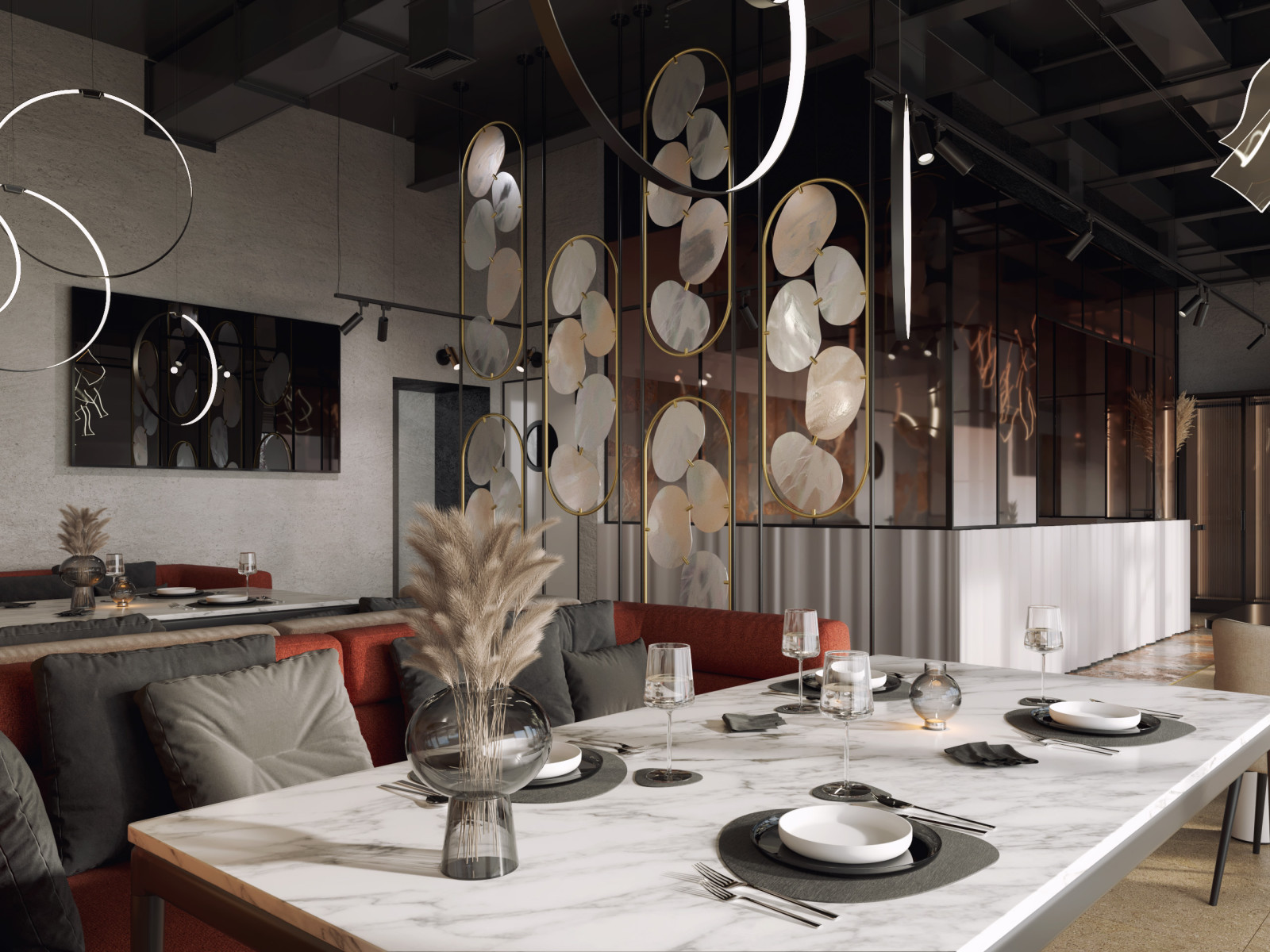 Дизайн-проект ресторана в современном стиле