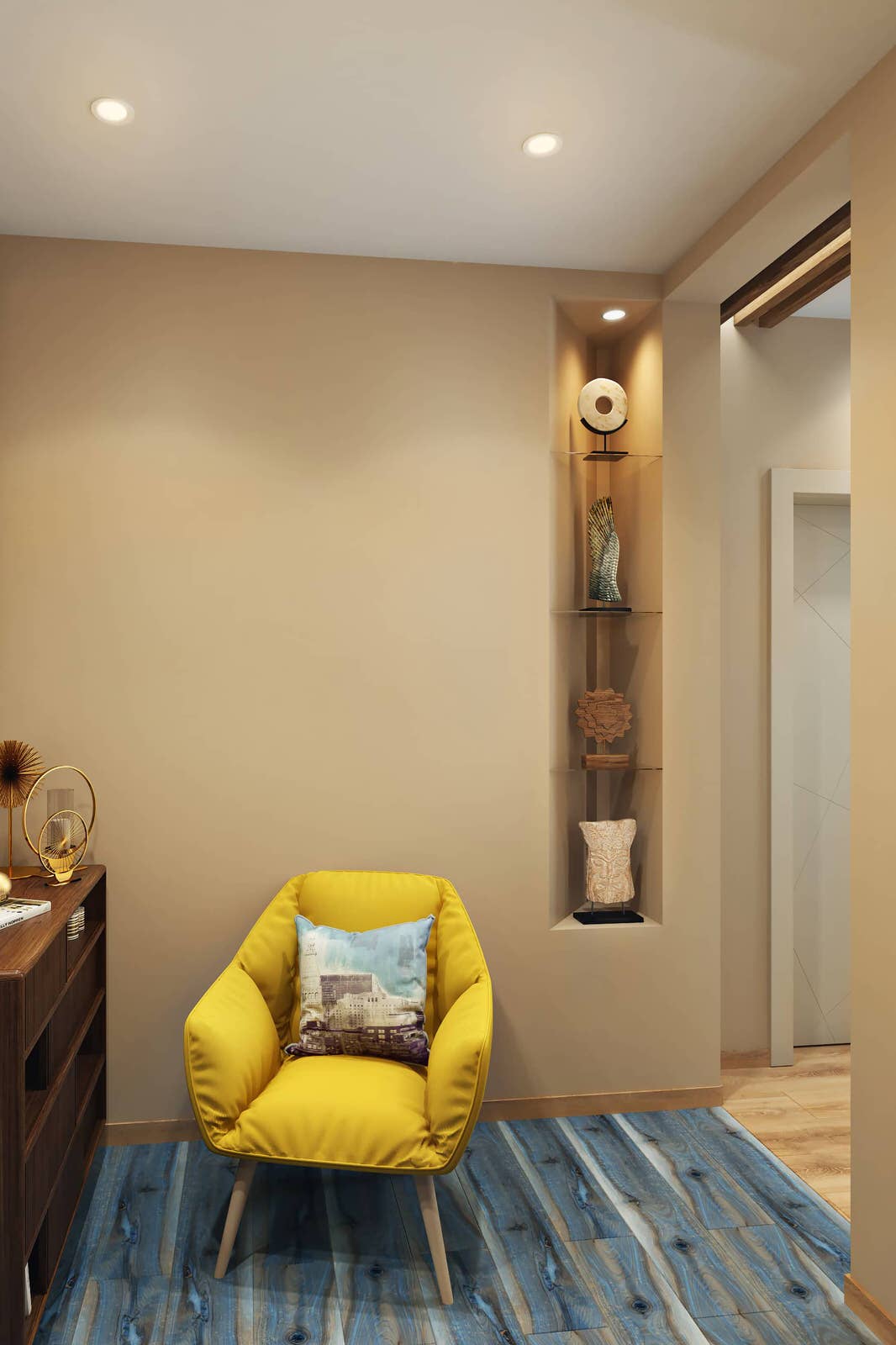 Дизайн квартиры в ЖК «Новая олимпийская деревня» — Разноцветный калейдоскоп