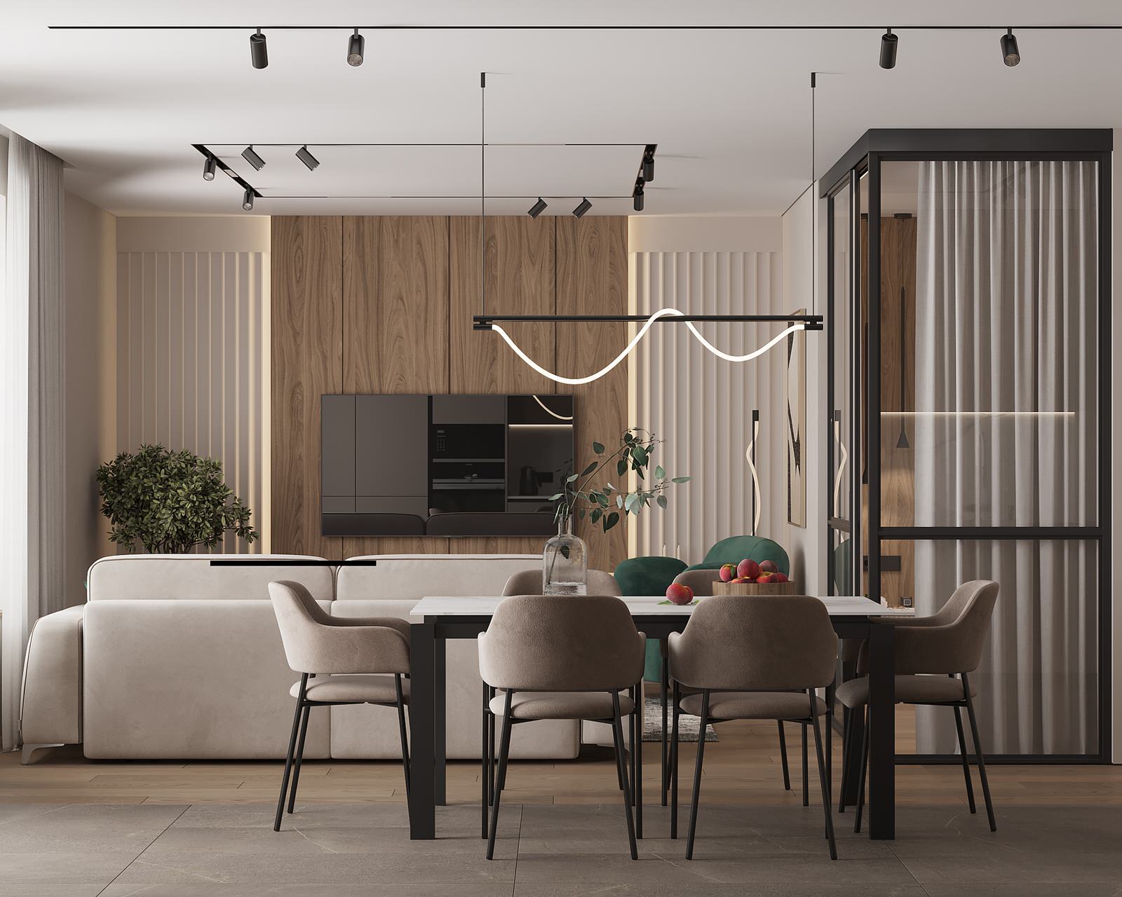 Дизайн-проект квартиры  105 м2 г,Ярославль