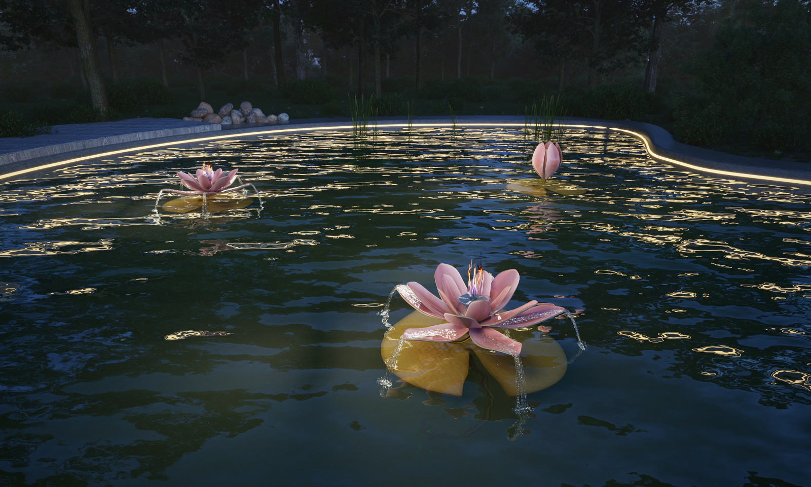 Обложка проекта: "Фонтан-достопримечательность" для архитектурного конкурса «IDEAльный фонтан"