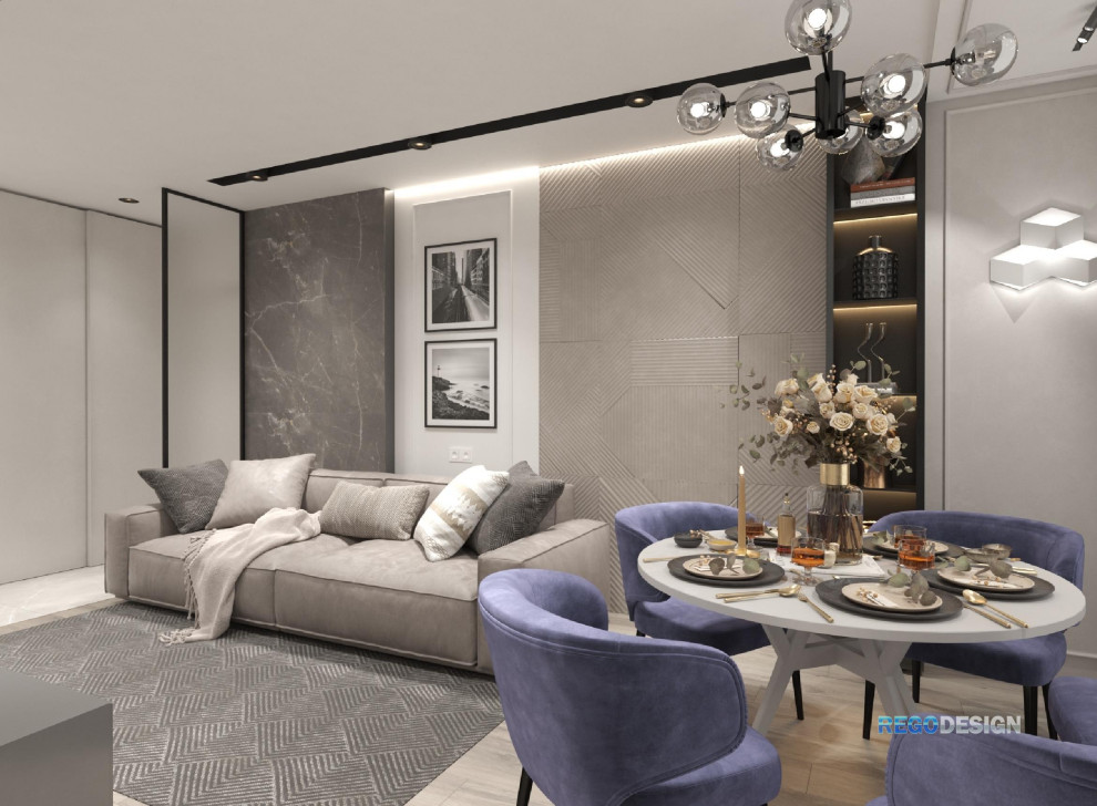 Обложка проекта: № 49 ДИЗАЙН ПРОЕКТ 60 КВ.М.