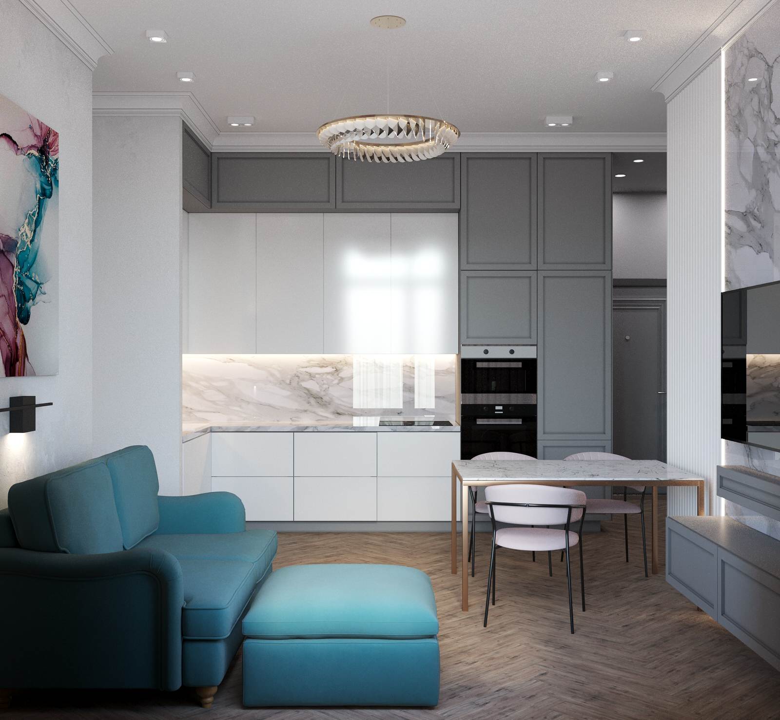 Квартира в жк"Городские резиденции SPIRES"