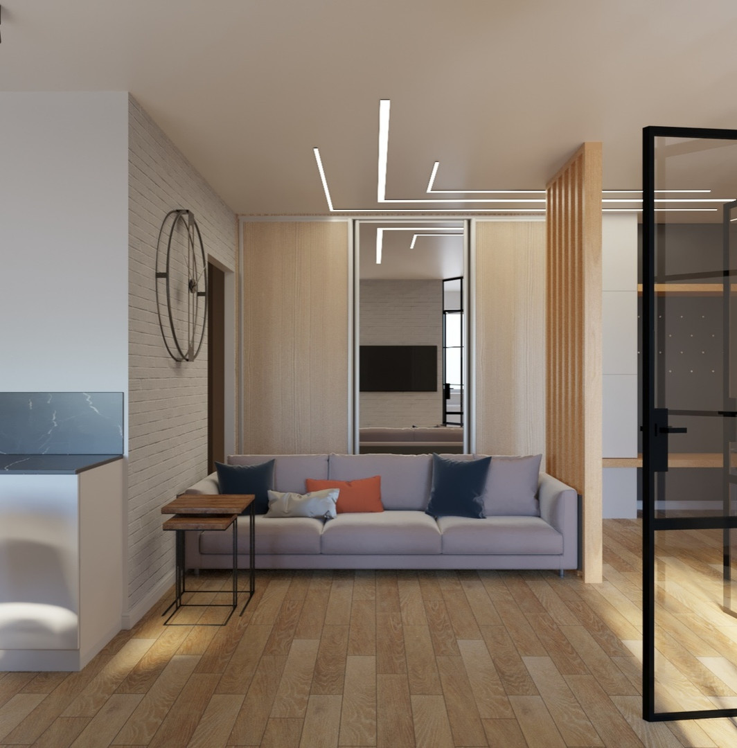 Квартира в скандинавском стиле.