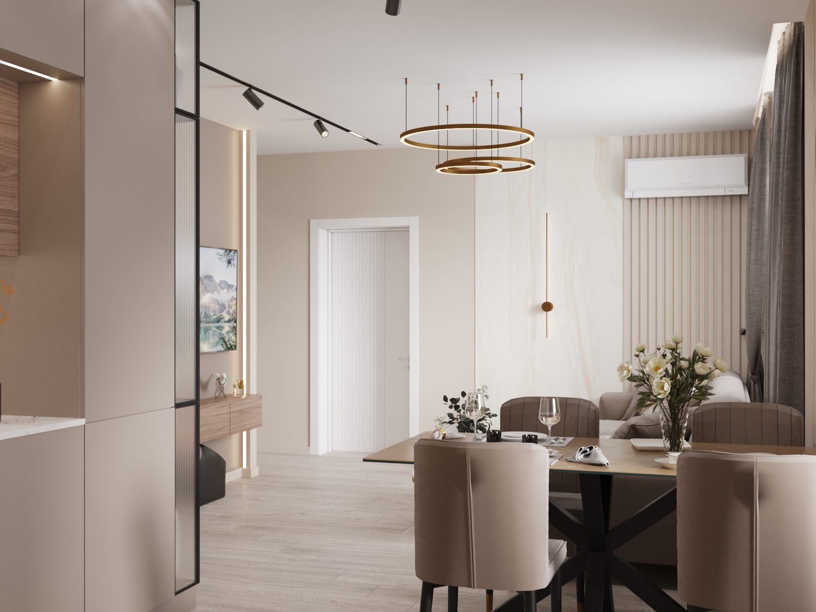 Interior Design & Rendering & Virtual Tour- Apartaments