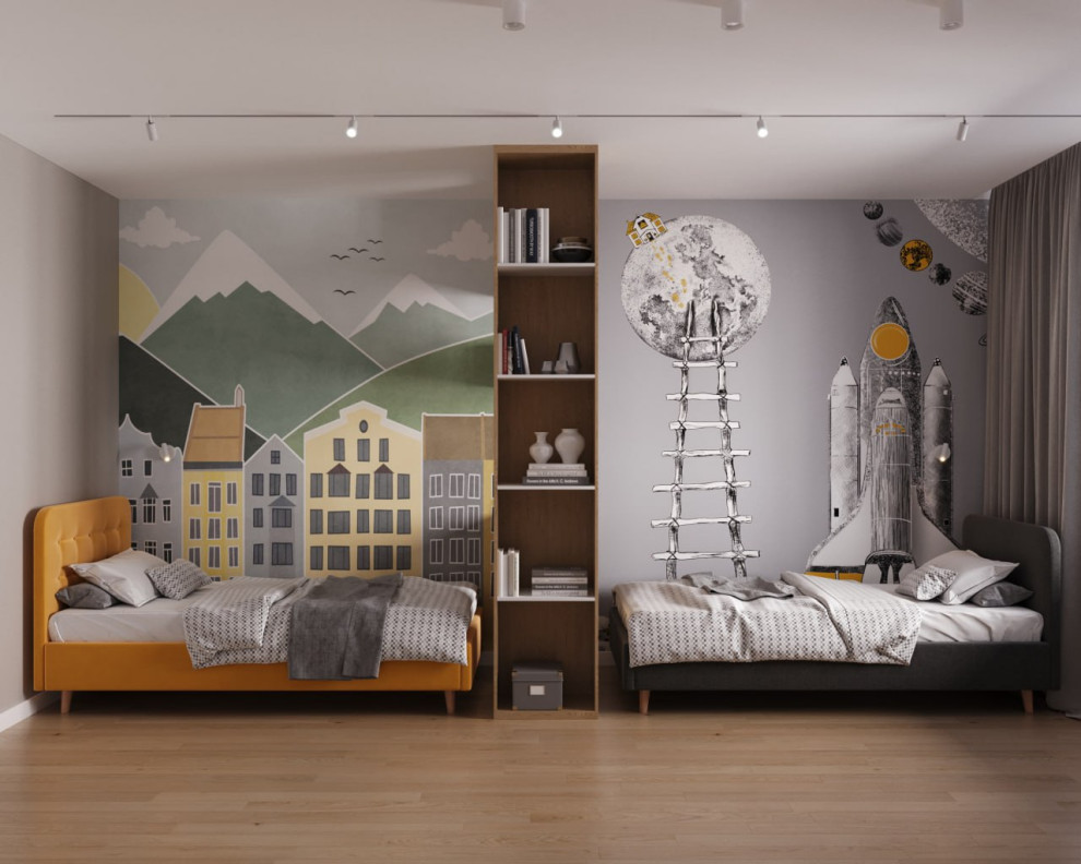 Квартира для семьи из четырех человек.