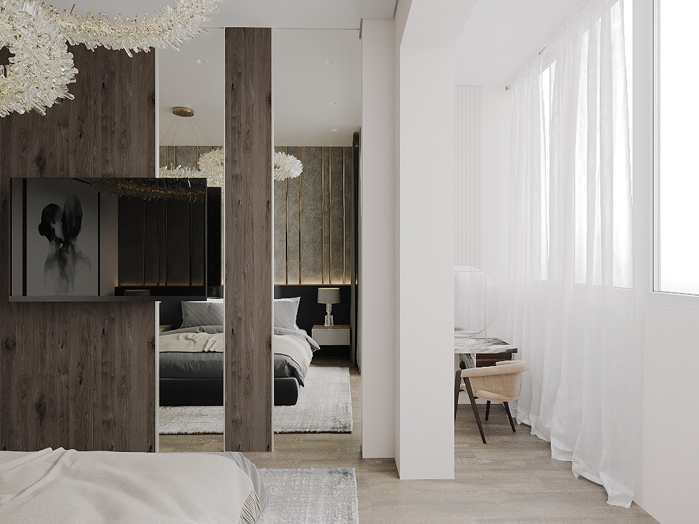 Спальня с лоджией