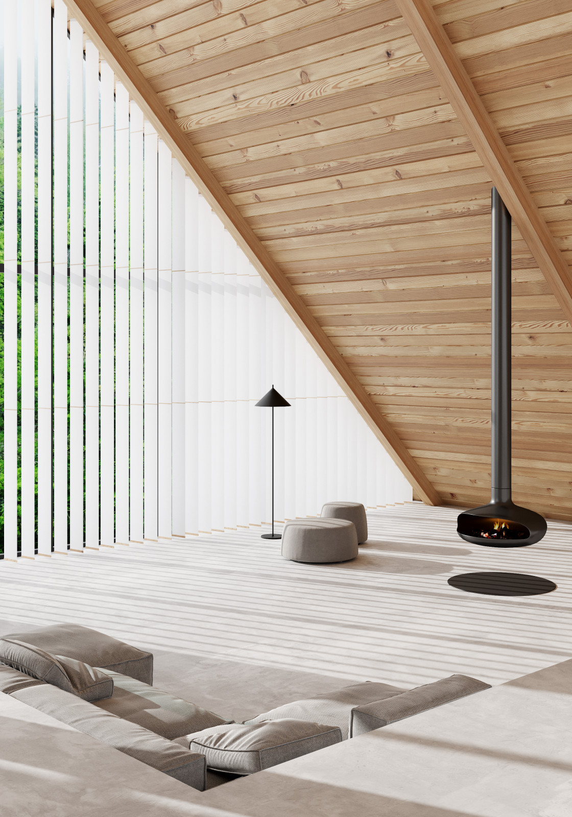 Дом с нестандартными окнами