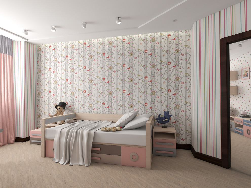 Детская для девочки и детская для мальчика. Визуализация.