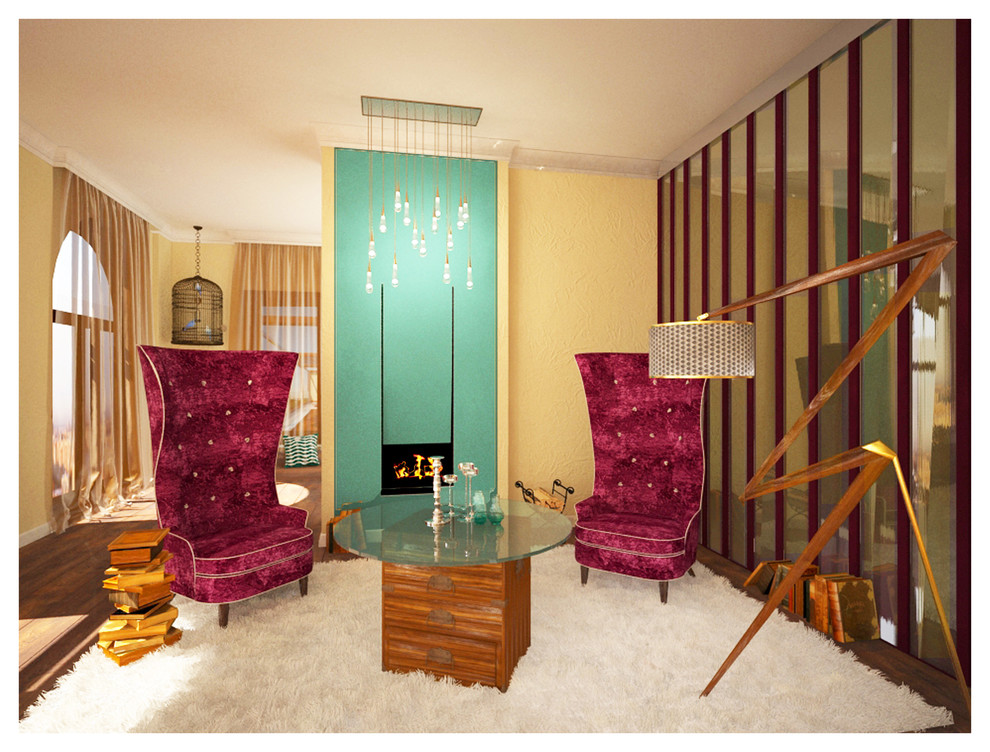 Дизайн двухэтажного пентхауза в ЖК "Алые паруса"