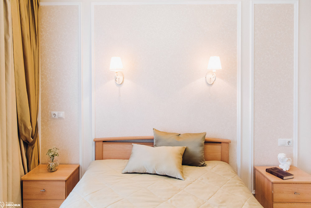 Квартира в светлых тонах с элементами классики