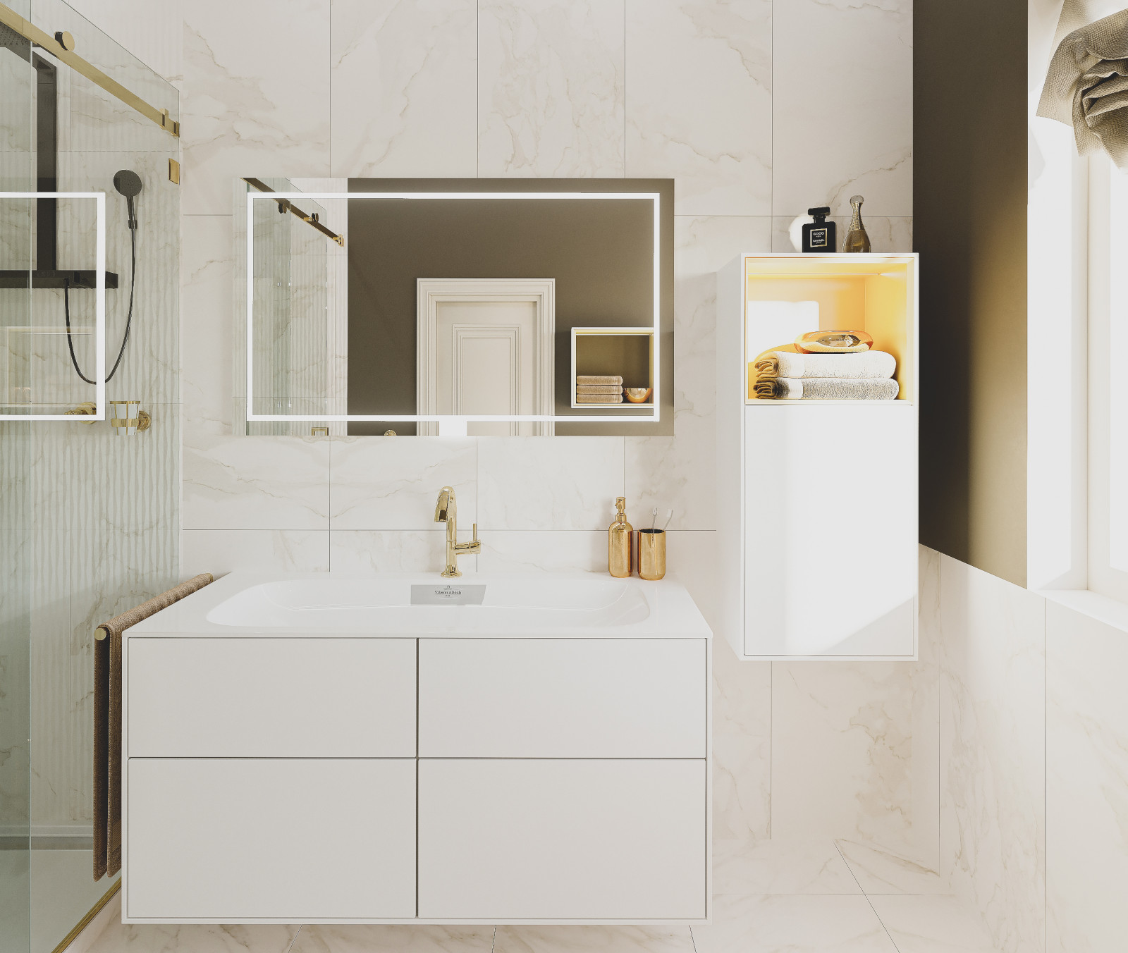 Коттедж, Каширское шоссе, Санузел 1, Санузел 2