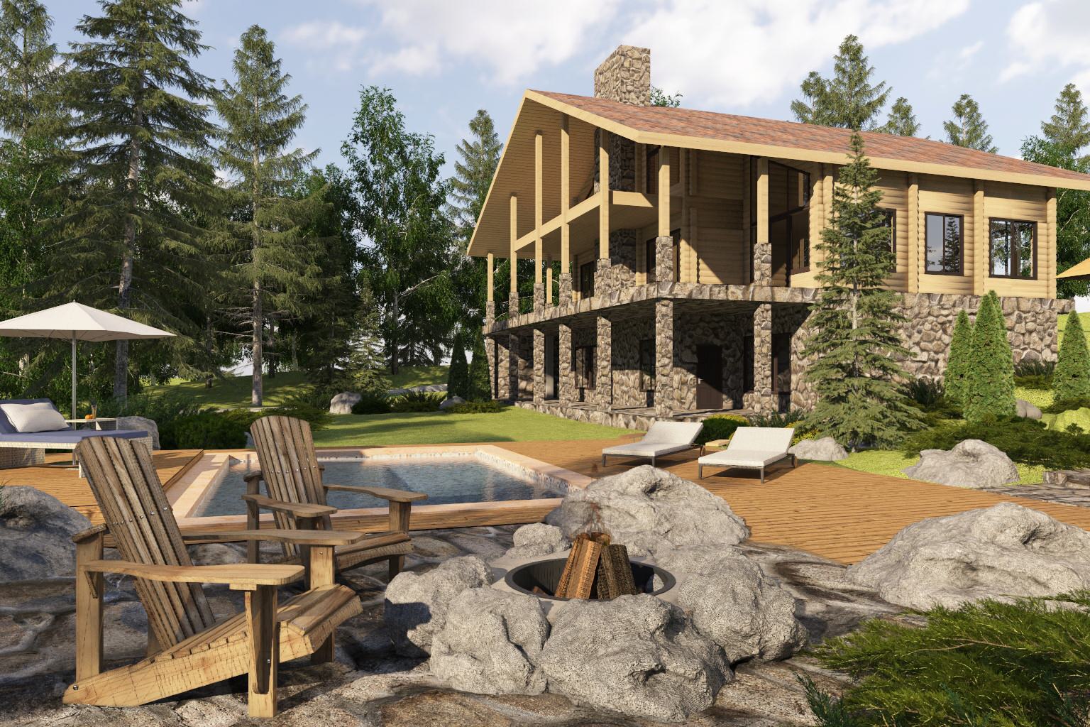 Сад Панорама природы.