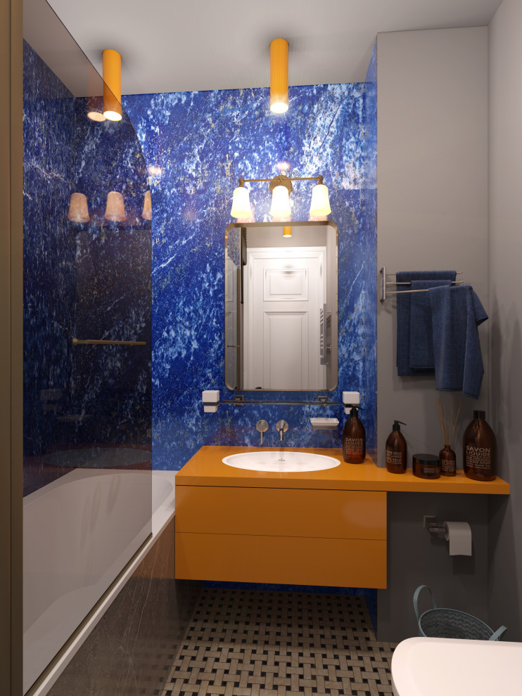 Interior design of a residential flat in The housing complex "Dynasty" at Moscow