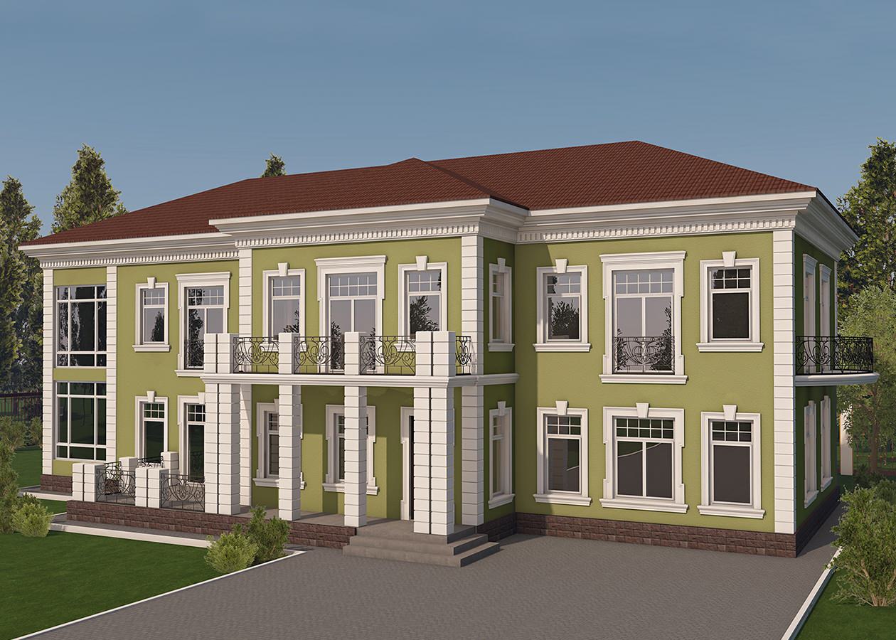 Дизайн фасадов загородных домов