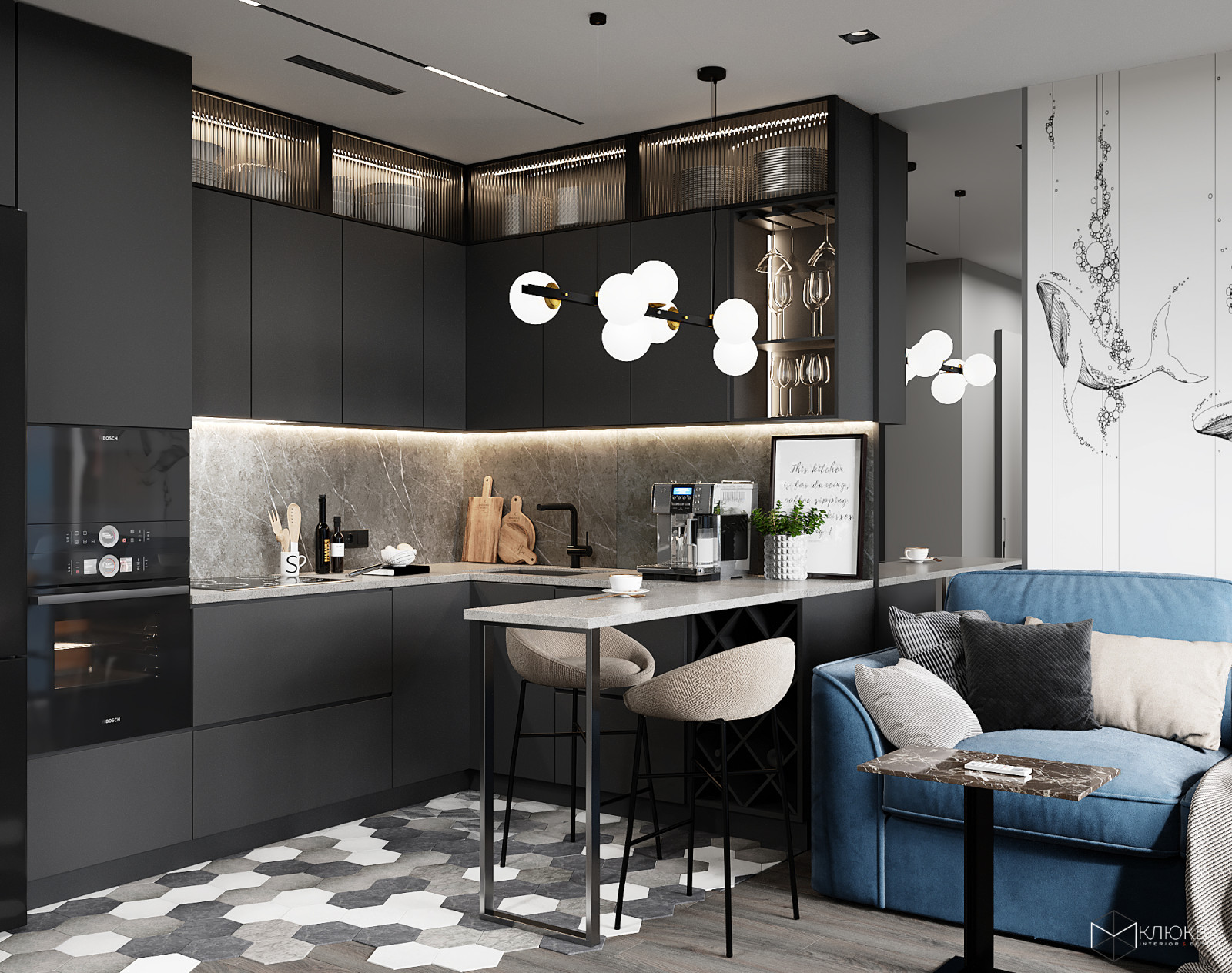 Обложка проекта: Проект квартиры ЖК "Оранж Парк", г. Москва