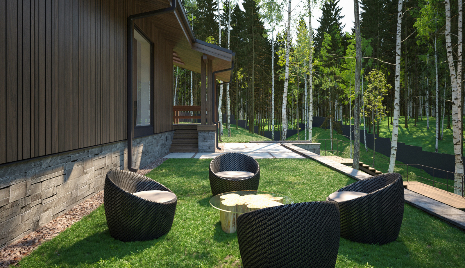 Дом в еловом лесу МСК