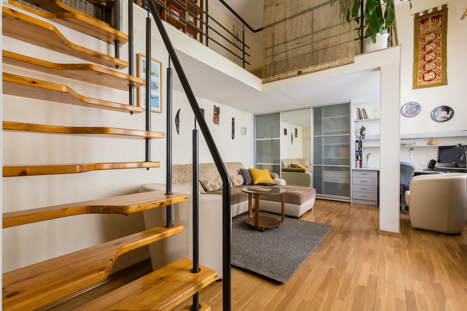 Обложка проекта: Двухуровневая квартира на Марата