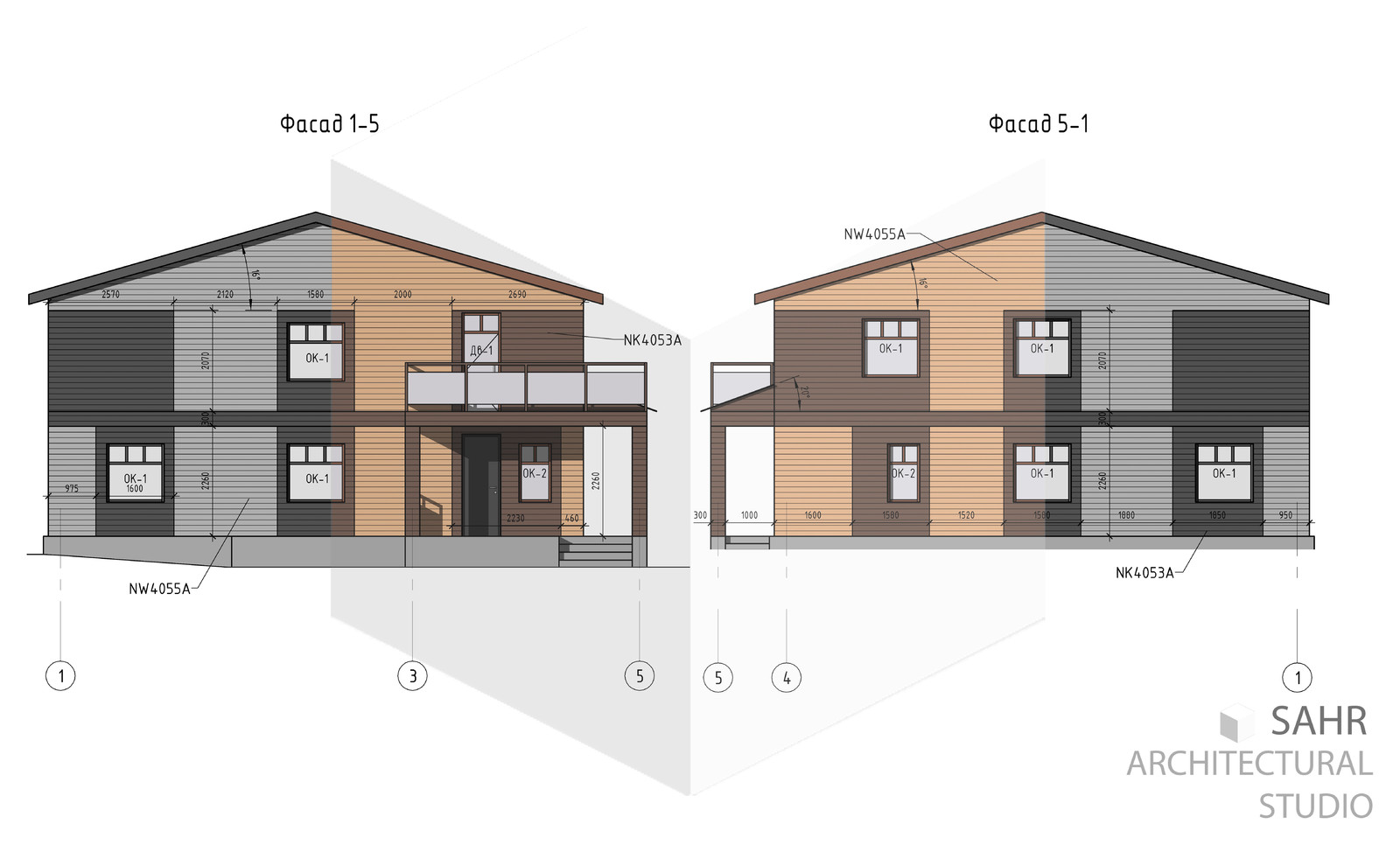 Индивидуальный  жилой дом, реконструкция фасадов.