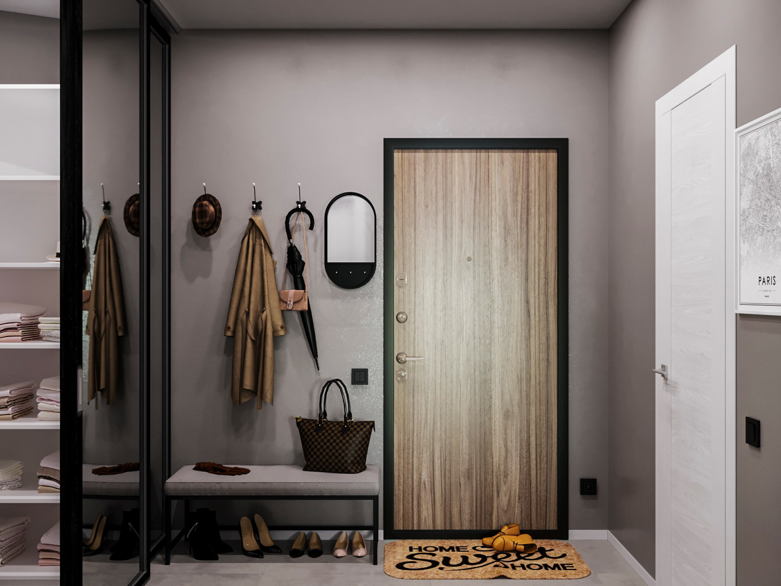 Квартира в г.Королев. современном стиле с элементами лофт