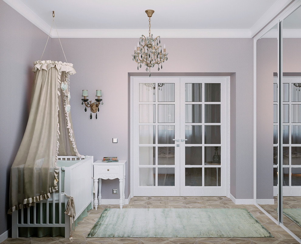 Романтическая спальня и маленькая детская