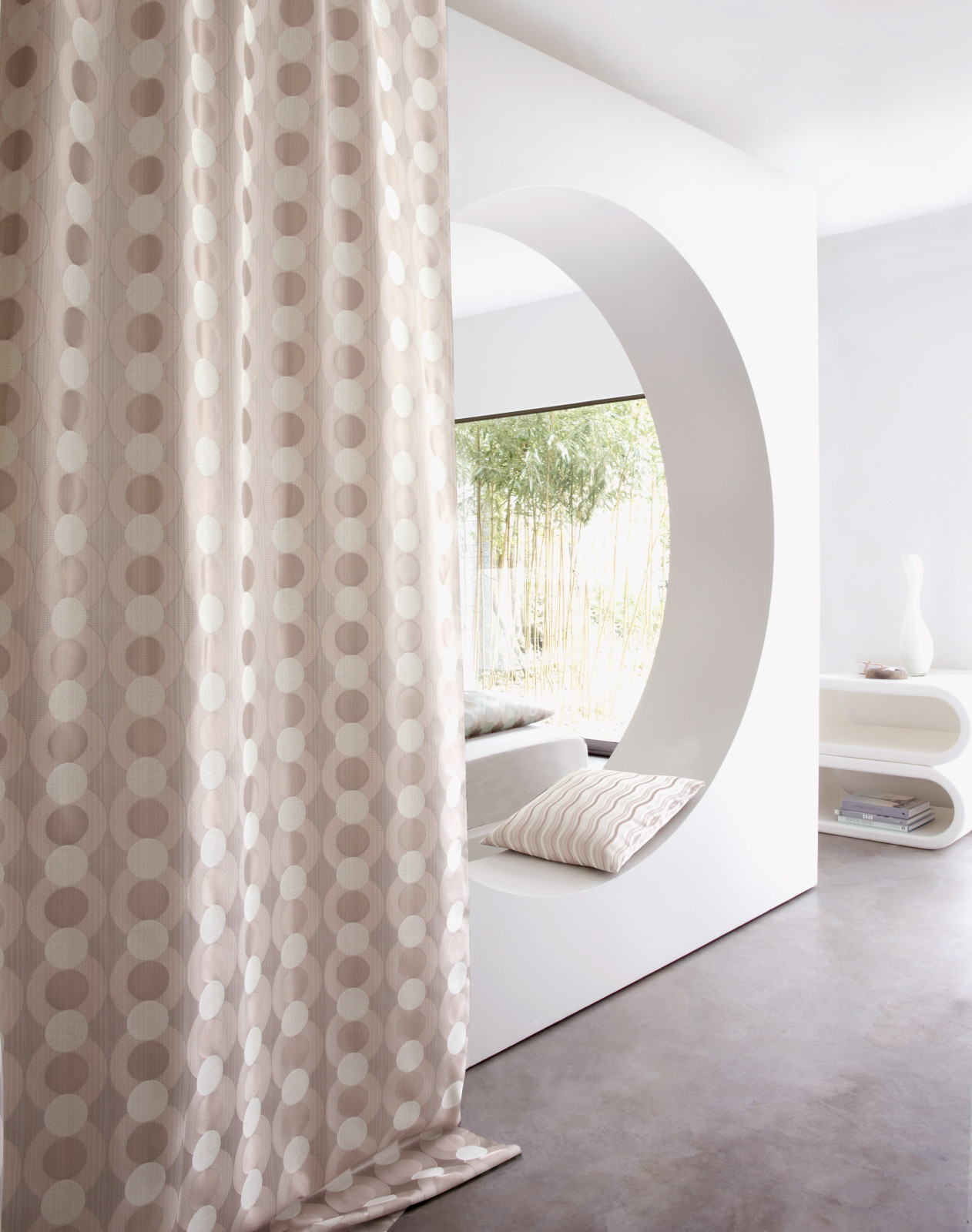 Обложка проекта: Интерьерные ткани NEVIO. Book 8. Пудровые круги