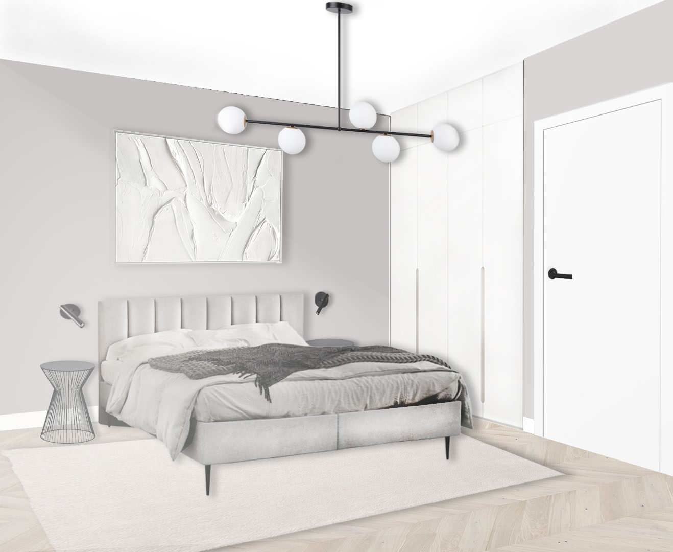 №6 3Д Коллаж спальни