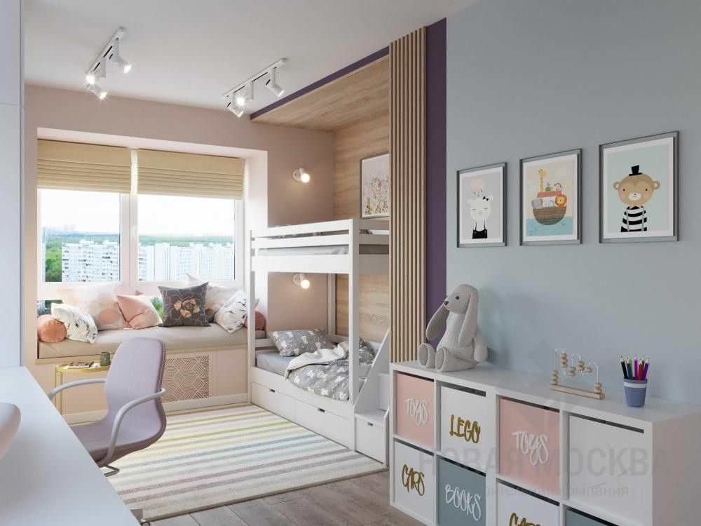 Дизайн-проект трехкомнатной квартиры 80 кв.м в ЖК «Аннино парк»