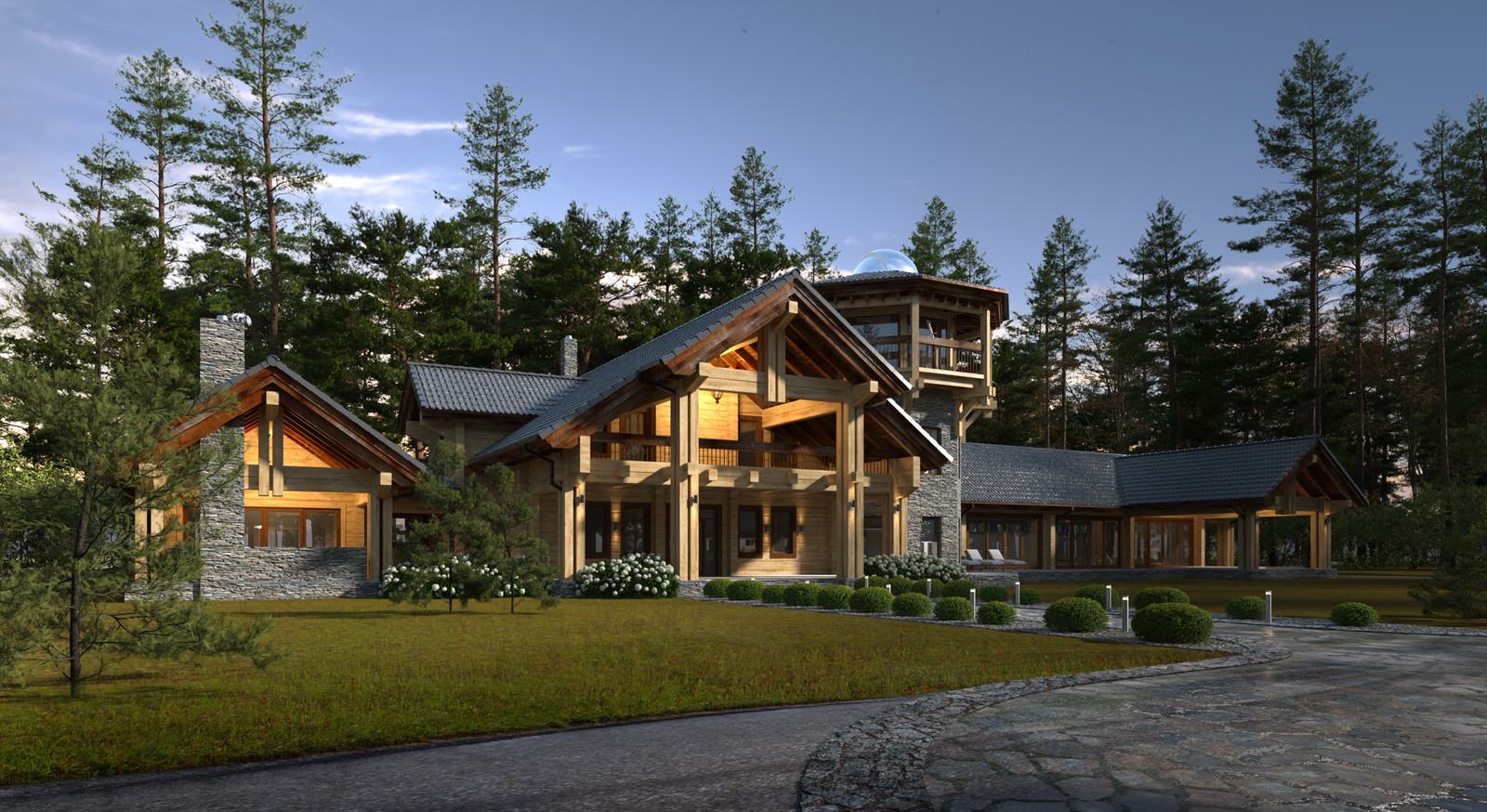 Современная усадьба в классическом стиле