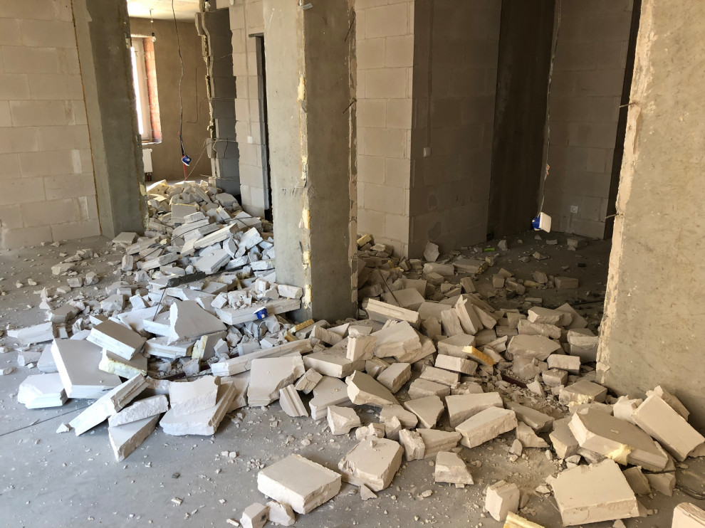 дизайн - проект квартиры 84 м2 с гостиной 42 м2