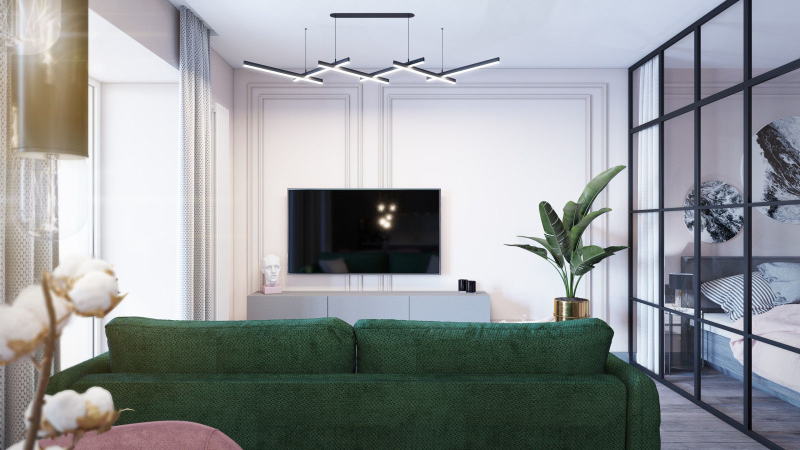 дизайн 2-х комнатной квартиры