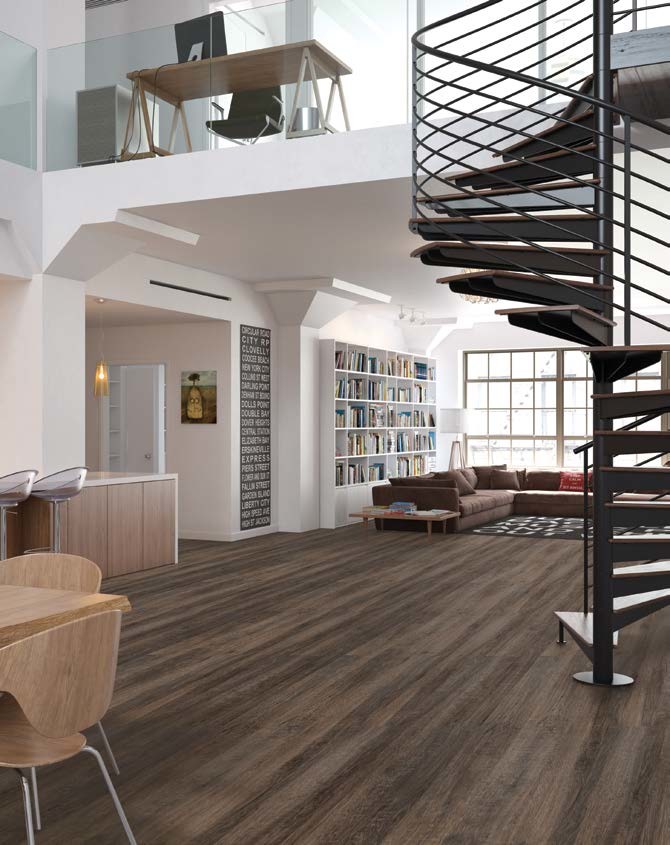 Дизайн-плитка ПВХ (LVT - luxury vinyl tile)