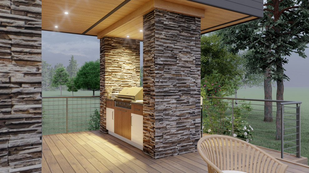 Современный загородный дом