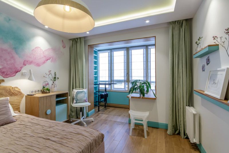 Проект Переделка с НТВ "Спальня в цветных облаках"